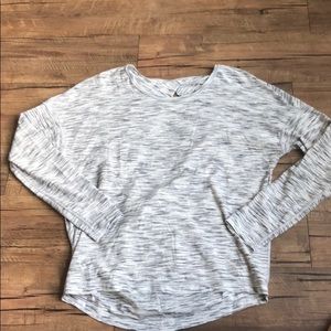 Lululemon long sleeve backless top